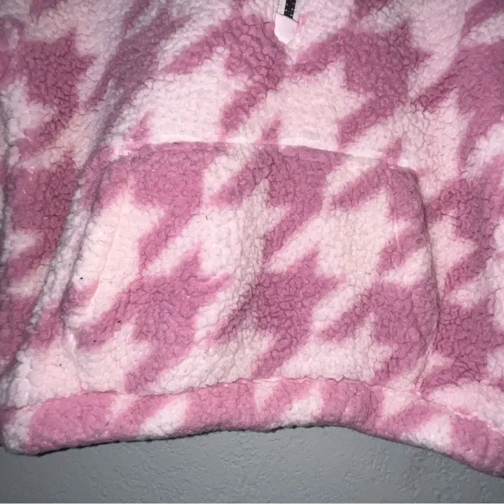 Hurley Pink Fleece Hooded Jacket